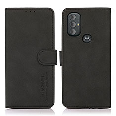 Coque Portefeuille Livre Cuir Etui Clapet D08Y pour Motorola Moto G Play (2023) Noir