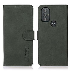 Coque Portefeuille Livre Cuir Etui Clapet D08Y pour Motorola Moto G Play (2023) Vert