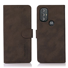 Coque Portefeuille Livre Cuir Etui Clapet D08Y pour Motorola Moto G Play Gen 2 Marron