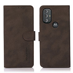 Coque Portefeuille Livre Cuir Etui Clapet D08Y pour Motorola Moto G Power (2022) Marron