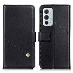 Coque Portefeuille Livre Cuir Etui Clapet D08Y pour OnePlus 9RT 5G Noir