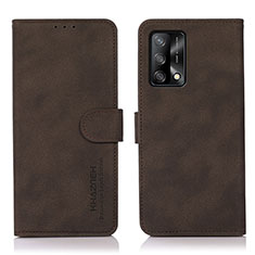 Coque Portefeuille Livre Cuir Etui Clapet D08Y pour Oppo A74 4G Marron