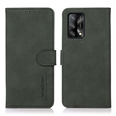 Coque Portefeuille Livre Cuir Etui Clapet D08Y pour Oppo A74 4G Vert