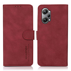 Coque Portefeuille Livre Cuir Etui Clapet D08Y pour Oppo K10 Pro 5G Rouge