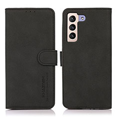 Coque Portefeuille Livre Cuir Etui Clapet D08Y pour Samsung Galaxy S21 FE 5G Noir