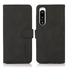 Coque Portefeuille Livre Cuir Etui Clapet D08Y pour Sony Xperia 5 IV Noir