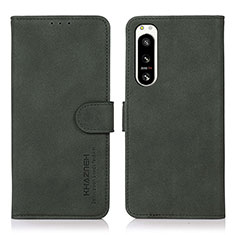 Coque Portefeuille Livre Cuir Etui Clapet D08Y pour Sony Xperia 5 IV Vert