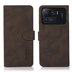 Coque Portefeuille Livre Cuir Etui Clapet D08Y pour Xiaomi Mi 11 Ultra 5G Marron