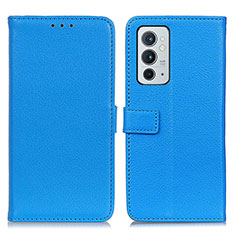 Coque Portefeuille Livre Cuir Etui Clapet D09Y pour OnePlus 9RT 5G Bleu Ciel