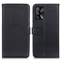 Coque Portefeuille Livre Cuir Etui Clapet D09Y pour Oppo A95 4G Noir