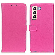 Coque Portefeuille Livre Cuir Etui Clapet D09Y pour Samsung Galaxy S23 5G Rose Rouge