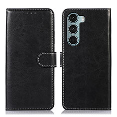 Coque Portefeuille Livre Cuir Etui Clapet D10Y pour Motorola Moto G200 5G Noir