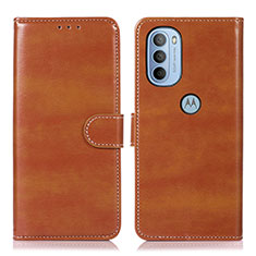 Coque Portefeuille Livre Cuir Etui Clapet D10Y pour Motorola Moto G41 Marron