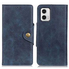 Coque Portefeuille Livre Cuir Etui Clapet D10Y pour Motorola Moto G73 5G Bleu