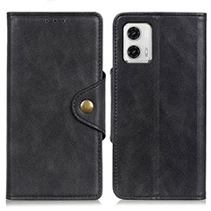 Coque Portefeuille Livre Cuir Etui Clapet D10Y pour Motorola Moto G73 5G Noir