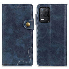 Coque Portefeuille Livre Cuir Etui Clapet D10Y pour Realme 8 5G Bleu