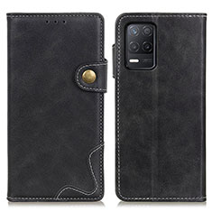 Coque Portefeuille Livre Cuir Etui Clapet D10Y pour Realme 8 5G Noir