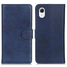 Coque Portefeuille Livre Cuir Etui Clapet D10Y pour Samsung Galaxy A23 5G SC-56C Bleu