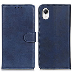 Coque Portefeuille Livre Cuir Etui Clapet D10Y pour Samsung Galaxy A23e 5G Bleu