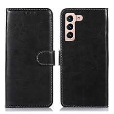 Coque Portefeuille Livre Cuir Etui Clapet D10Y pour Samsung Galaxy S21 Plus 5G Noir