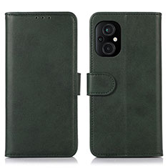 Coque Portefeuille Livre Cuir Etui Clapet D10Y pour Xiaomi Poco M5 4G Vert