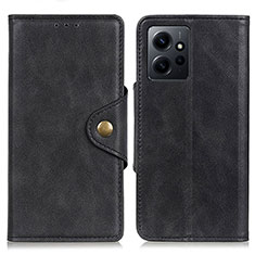 Coque Portefeuille Livre Cuir Etui Clapet D10Y pour Xiaomi Redmi Note 12 4G Noir