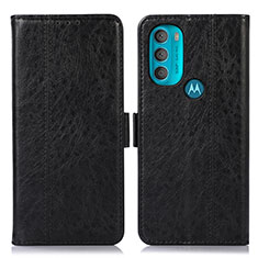 Coque Portefeuille Livre Cuir Etui Clapet D11Y pour Motorola Moto G71 5G Noir