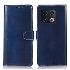 Coque Portefeuille Livre Cuir Etui Clapet D11Y pour OnePlus 10 Pro 5G Bleu