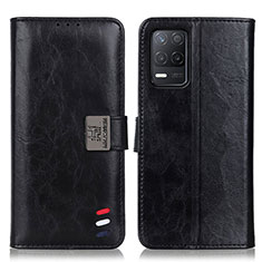 Coque Portefeuille Livre Cuir Etui Clapet D11Y pour Realme 8 5G Noir