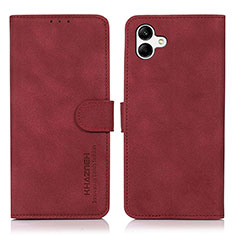 Coque Portefeuille Livre Cuir Etui Clapet D11Y pour Samsung Galaxy M04 Rouge