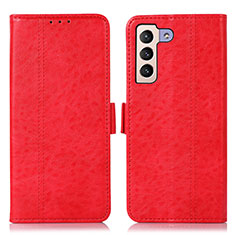 Coque Portefeuille Livre Cuir Etui Clapet D11Y pour Samsung Galaxy S22 Plus 5G Rouge