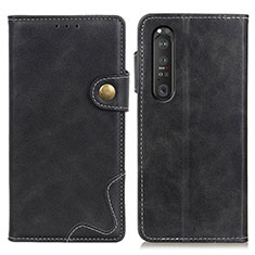 Coque Portefeuille Livre Cuir Etui Clapet D11Y pour Sony Xperia 1 III Noir