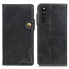 Coque Portefeuille Livre Cuir Etui Clapet D11Y pour Sony Xperia 10 III Lite Noir