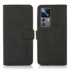 Coque Portefeuille Livre Cuir Etui Clapet D11Y pour Xiaomi Mi 12T 5G Noir