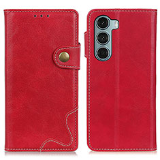 Coque Portefeuille Livre Cuir Etui Clapet DY01 pour Motorola Moto Edge S30 5G Rouge