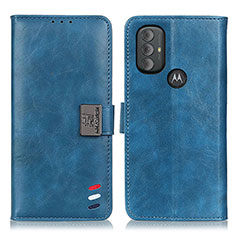 Coque Portefeuille Livre Cuir Etui Clapet DY01 pour Motorola Moto G Play Gen 2 Bleu