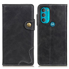 Coque Portefeuille Livre Cuir Etui Clapet DY01 pour Motorola Moto G71 5G Noir