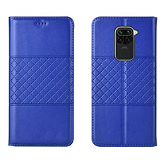 Coque Portefeuille Livre Cuir Etui Clapet G03 pour Xiaomi Redmi 10X 4G Bleu