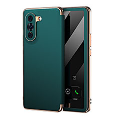 Coque Portefeuille Livre Cuir Etui Clapet GS1 pour Huawei Nova 10 Pro Vert