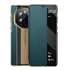 Coque Portefeuille Livre Cuir Etui Clapet GS2 pour Huawei Mate 50 Pro Vert