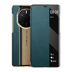 Coque Portefeuille Livre Cuir Etui Clapet GS3 pour Huawei Mate 50 RS Vert