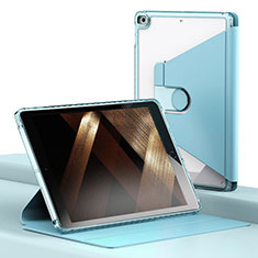 Coque Portefeuille Livre Cuir Etui Clapet H01 pour Apple iPad 10.2 (2019) Bleu Clair