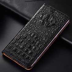 Coque Portefeuille Livre Cuir Etui Clapet H01P pour Huawei Honor X9a 5G Noir