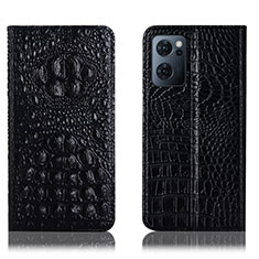 Coque Portefeuille Livre Cuir Etui Clapet H01P pour Oppo Find X5 Lite 5G Noir