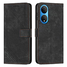 Coque Portefeuille Livre Cuir Etui Clapet H01X pour Huawei Honor X7 Noir