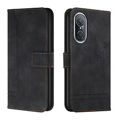 Coque Portefeuille Livre Cuir Etui Clapet H01X pour Huawei Nova 9 SE Noir