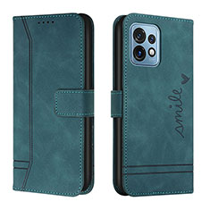 Coque Portefeuille Livre Cuir Etui Clapet H01X pour Motorola Moto Edge 40 Pro 5G Vert