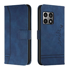 Coque Portefeuille Livre Cuir Etui Clapet H01X pour OnePlus 10 Pro 5G Bleu