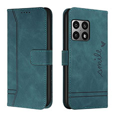 Coque Portefeuille Livre Cuir Etui Clapet H01X pour OnePlus 10 Pro 5G Vert