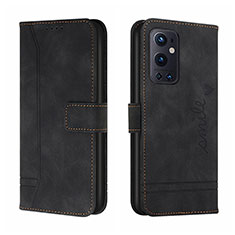 Coque Portefeuille Livre Cuir Etui Clapet H01X pour OnePlus 9 Pro 5G Noir